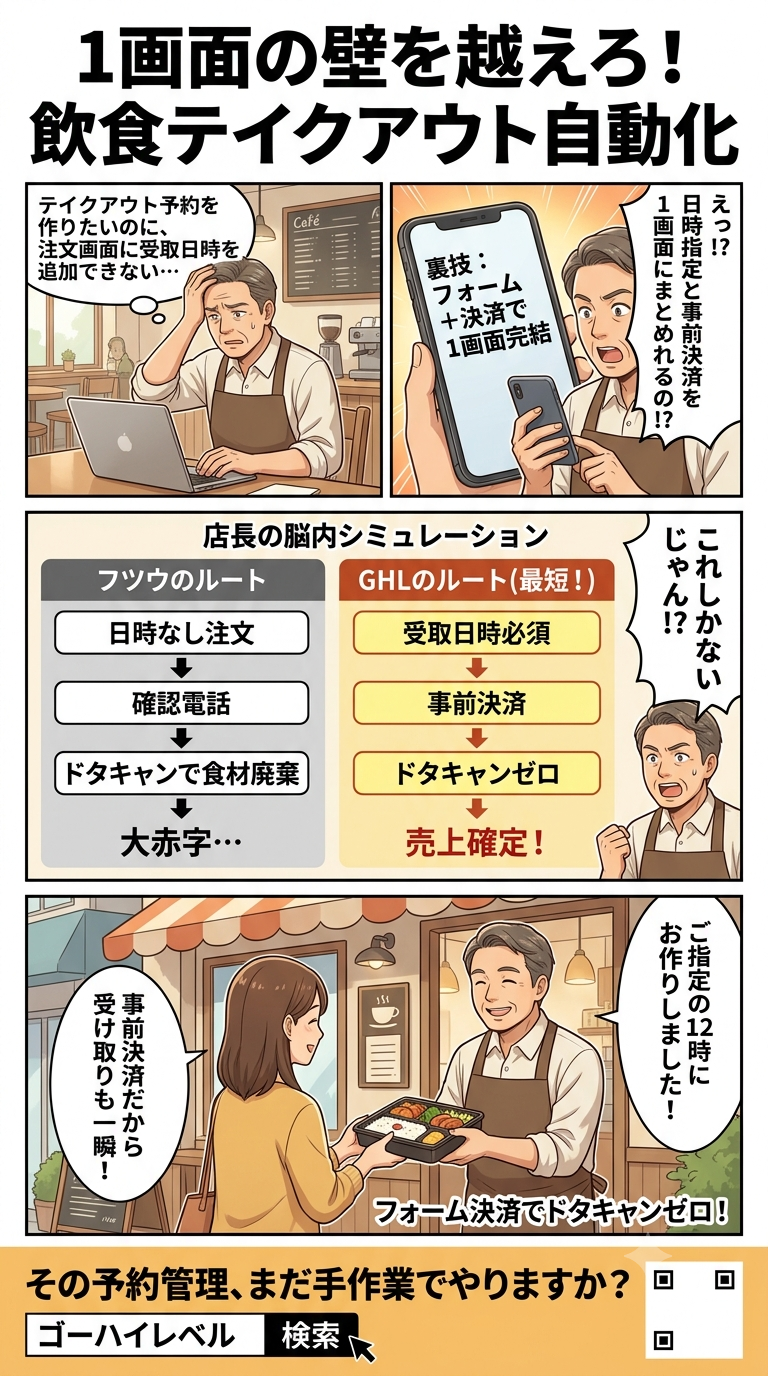 飲食業界4コマ